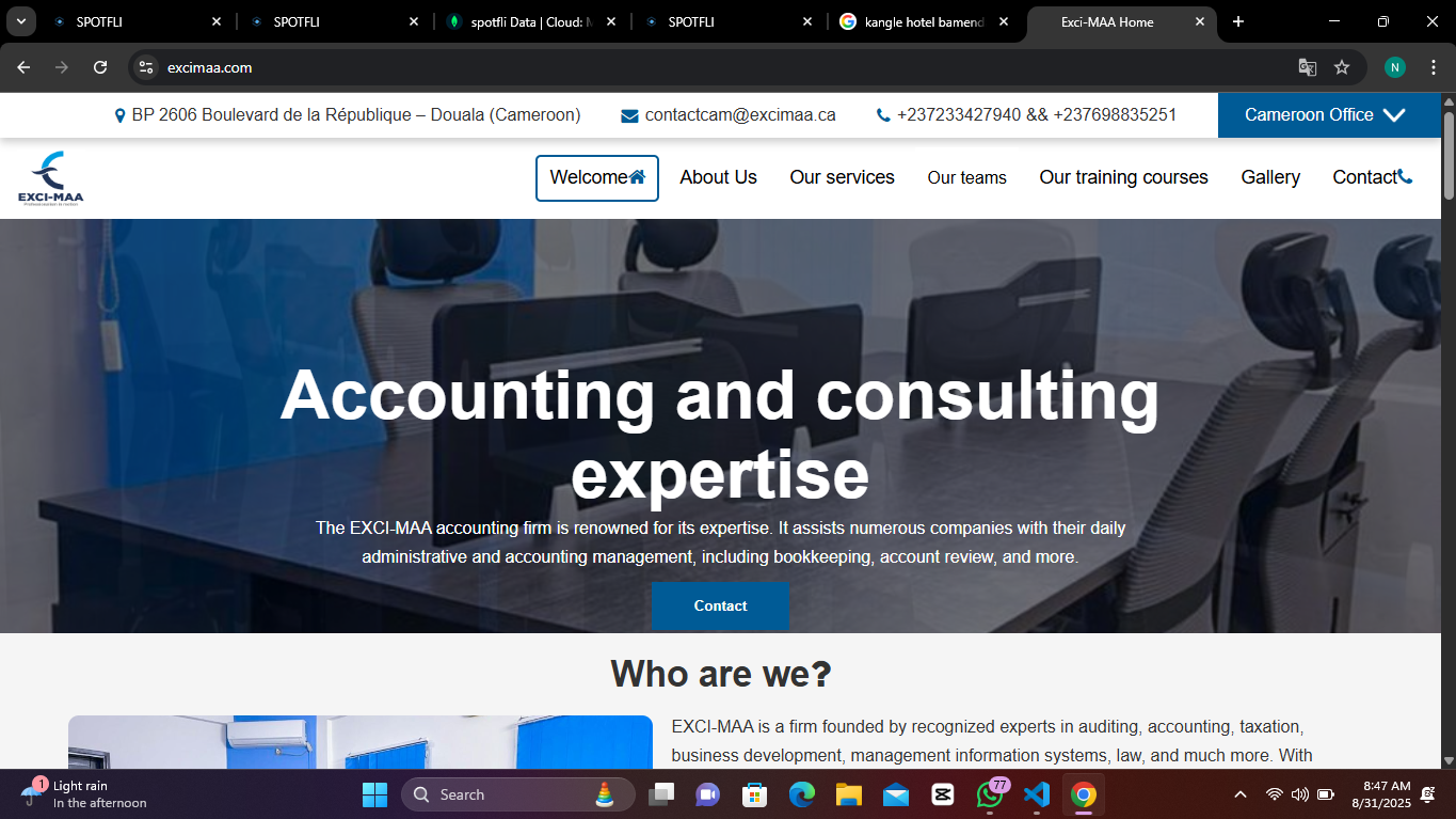 Exci-Maa Accounting Firm Website