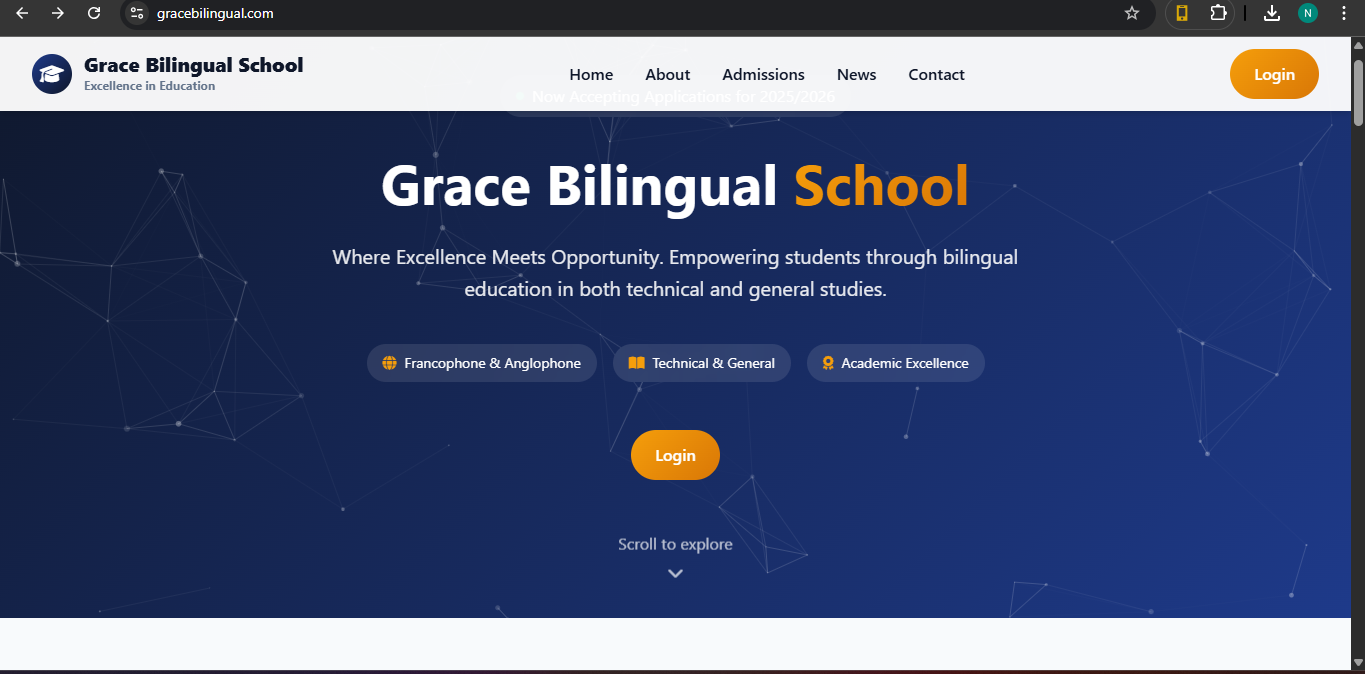 Grace Bilingual School Management System